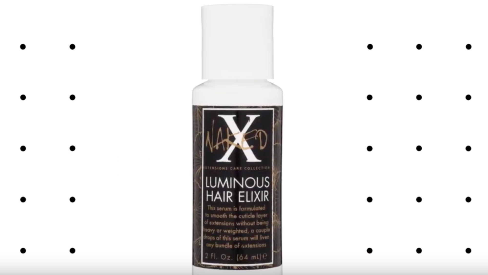 Naked X Luminous Hair Elixir - How to Add Shine to Dull Extensions