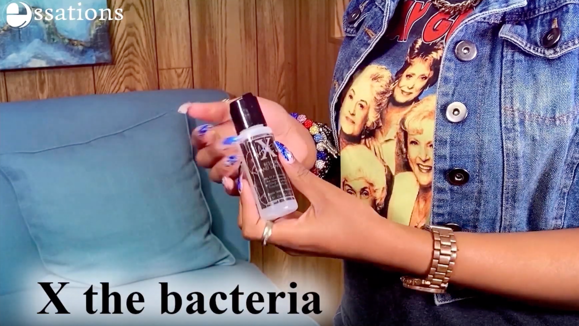 X the Bacteria: Naked X Restore Hand Sanitizer