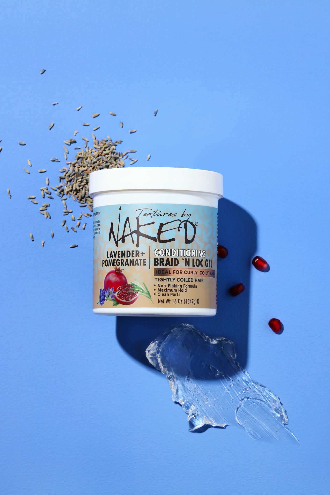 Lavender + Pomegranate Conditioning Braid 'N Loc Gel - Textures By Naked