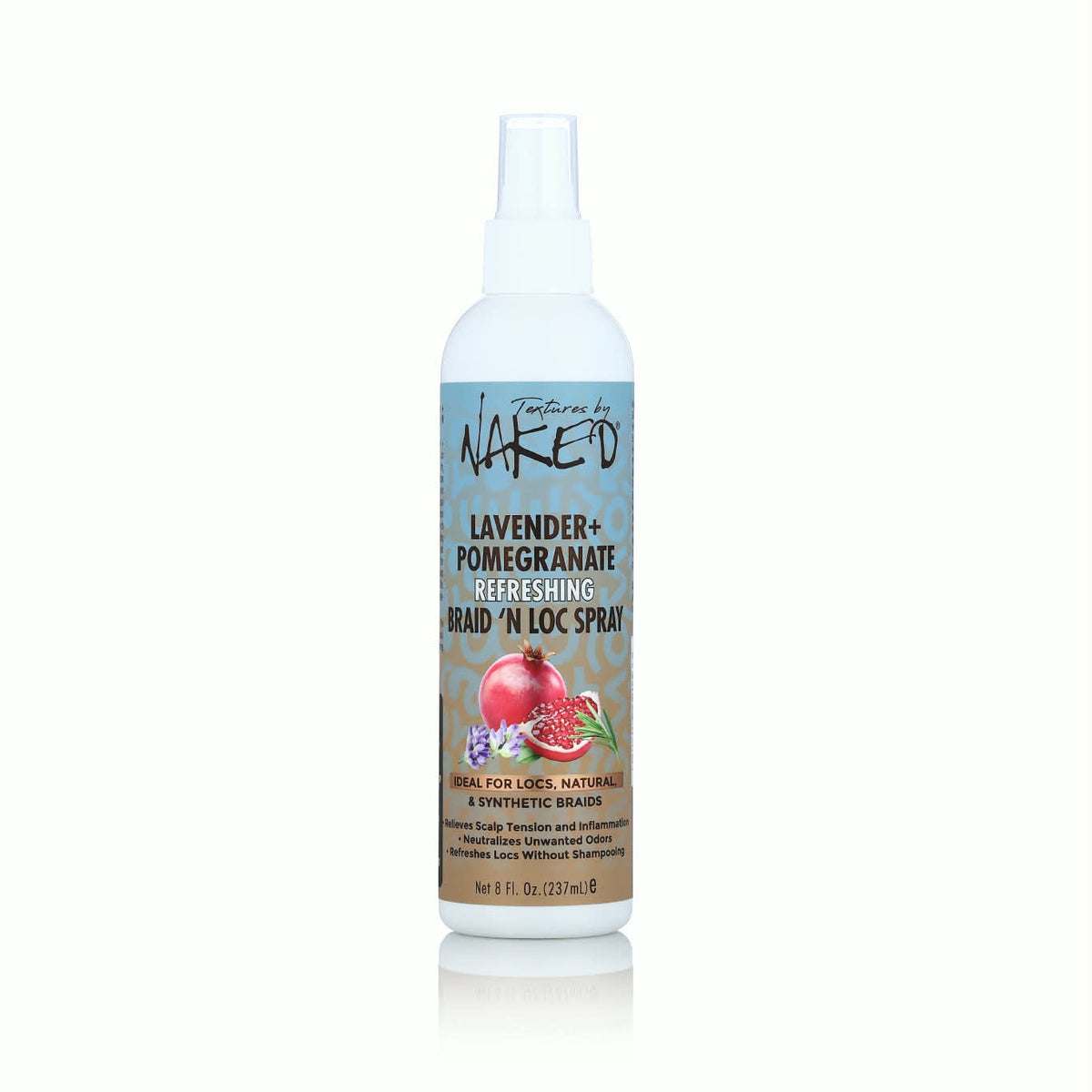 Lavender + Pomegranate Refreshing Braid 'N Loc Spray - Textures By
