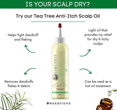 Tea Tree Solutions Anti-Itch Scalp Oil by Essations