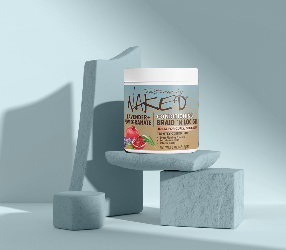 Lavender + Pomegranate Conditioning Braid 'N Loc Gel - Textures By Naked